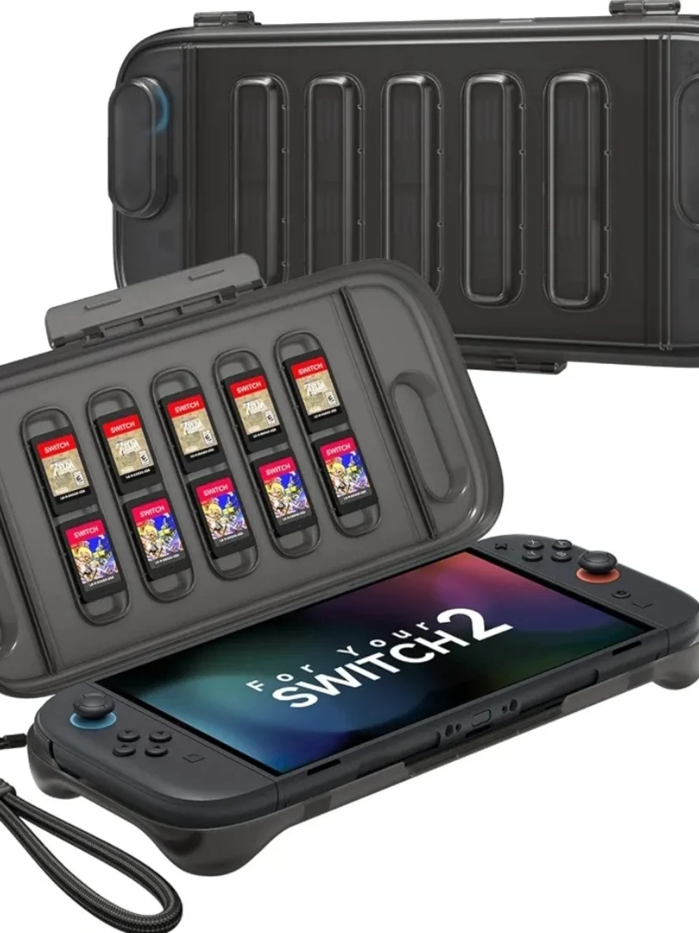 Protective Storage Case for Switch 2 With 10 Game Card Slots